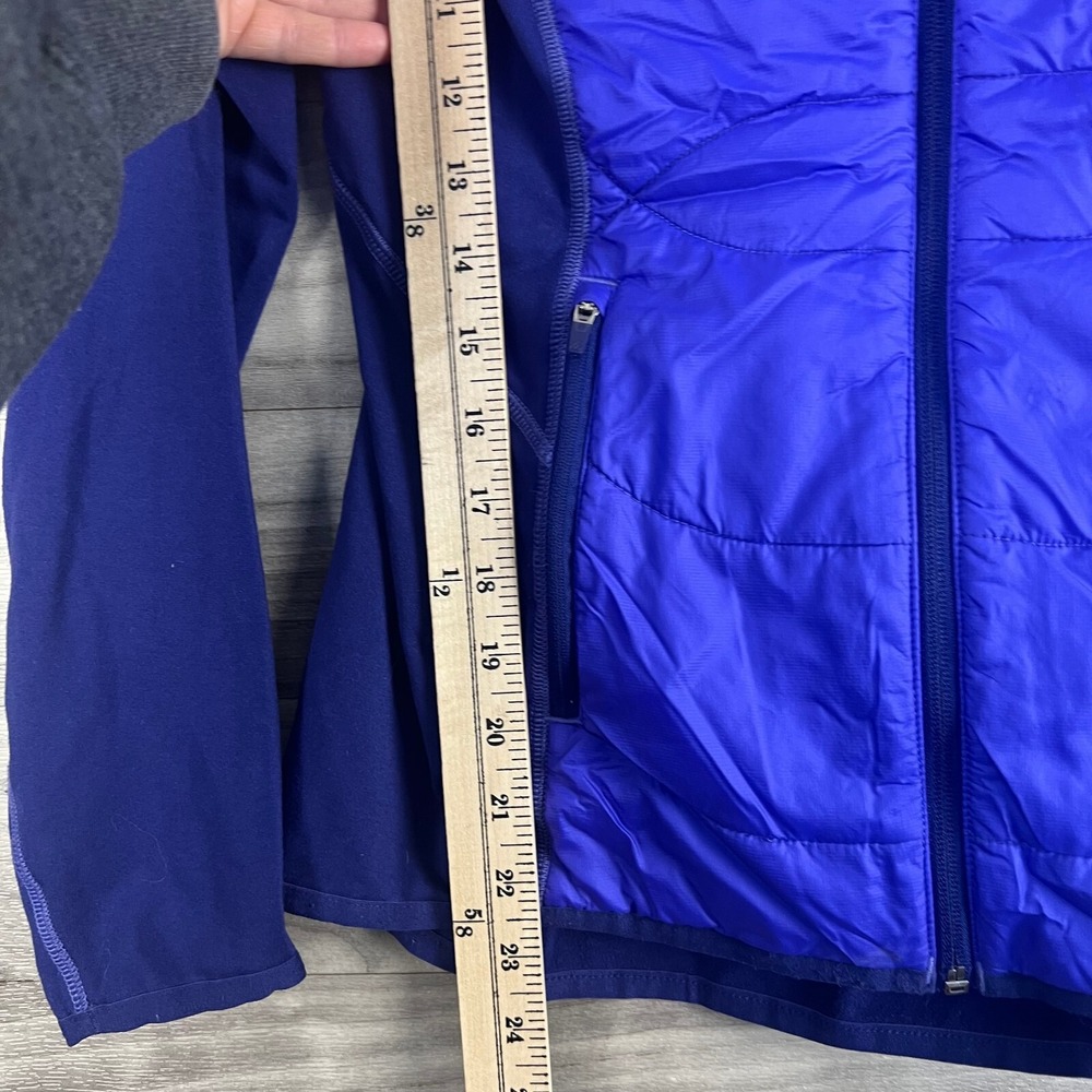 Eddie Bauer Jacket Womens S Purple Pockets Zip Outdoor Warm Fleece Puffer Cozy - Picture 8 of 12